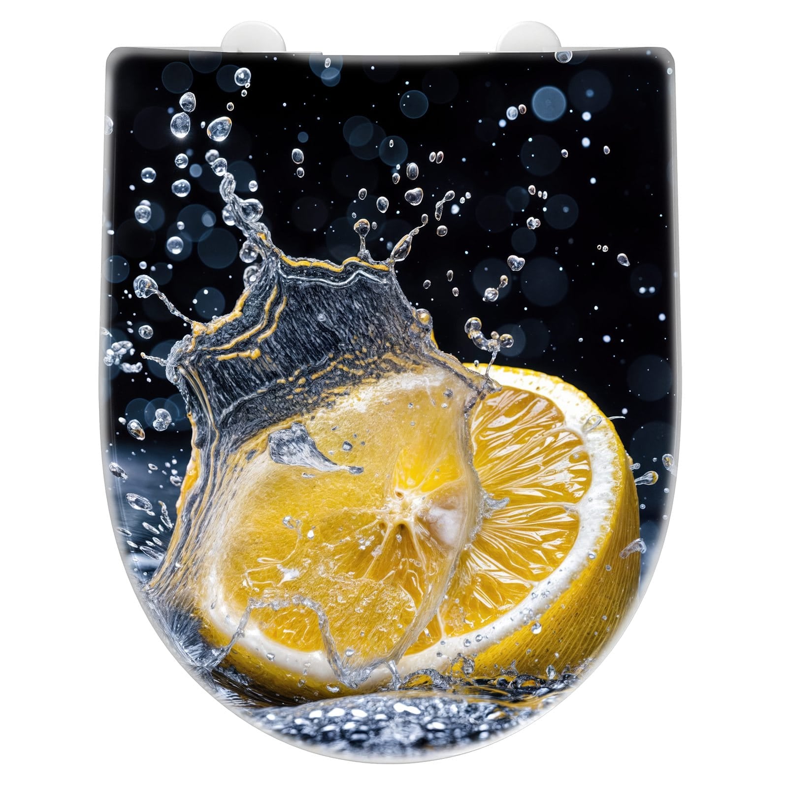 WC-Sitz mit Absenkautomatik Zitronenspritzer