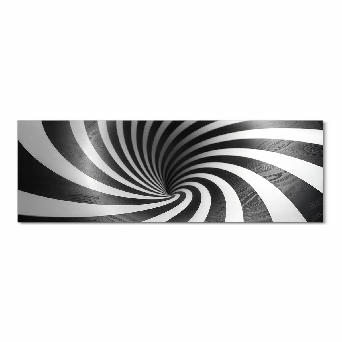 Zeitsparender rutschfester Küchenteppich mit Motiv Hypnotisches Muster in Frontansicht