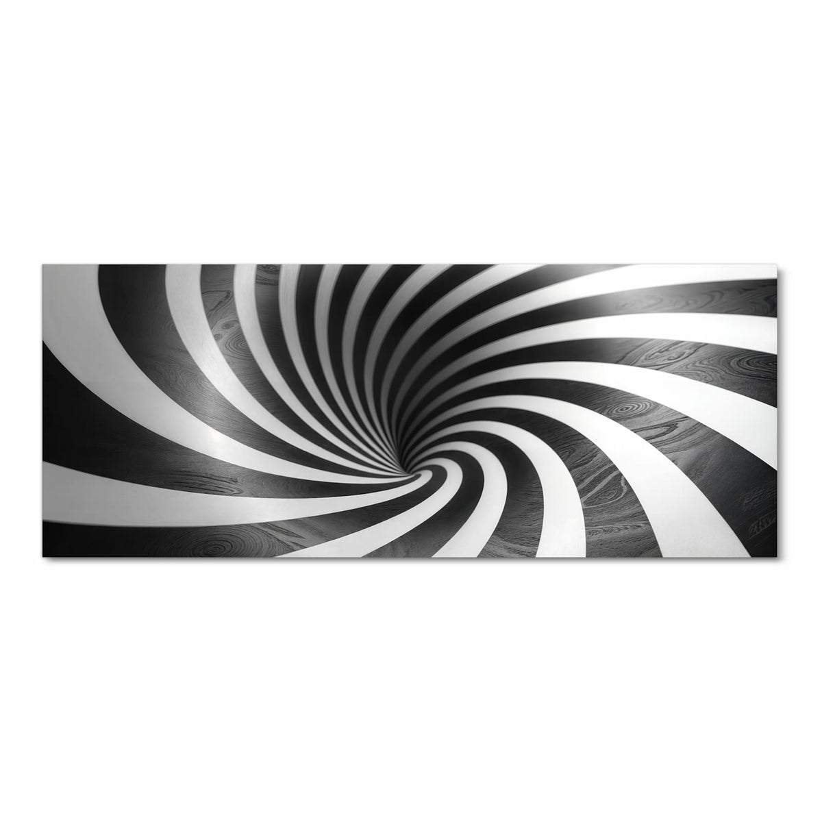 Küchenteppich mit Motiv Hypnotisches Muster in Frontansicht für sichere Aufbewahrung
