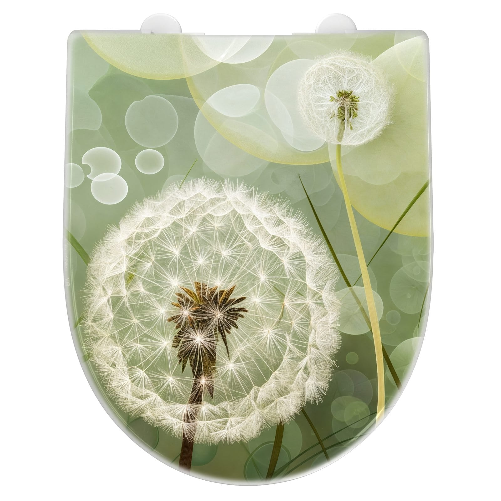 WC-Sitz mit Absenkautomatik Löwenzahnzarte Blüten