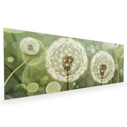 Küchenrückwand mit dem Motiv Zwei Pusteblumen