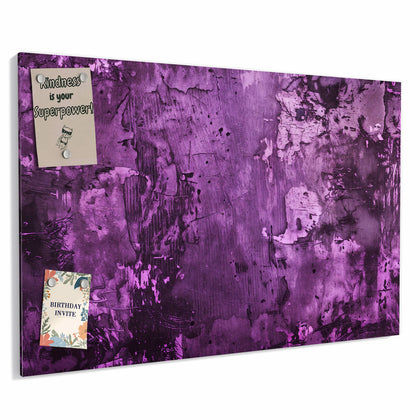 Metall Magnettafel mit dem Motiv Violetter Putz