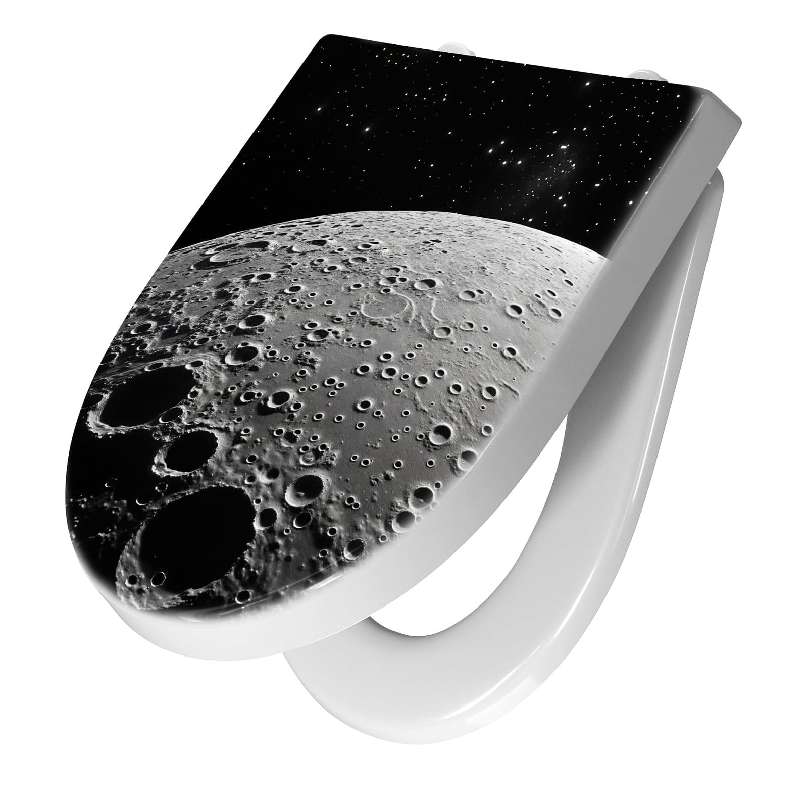 WC-Sitz mit Absenkautomatik Mondoberfläche