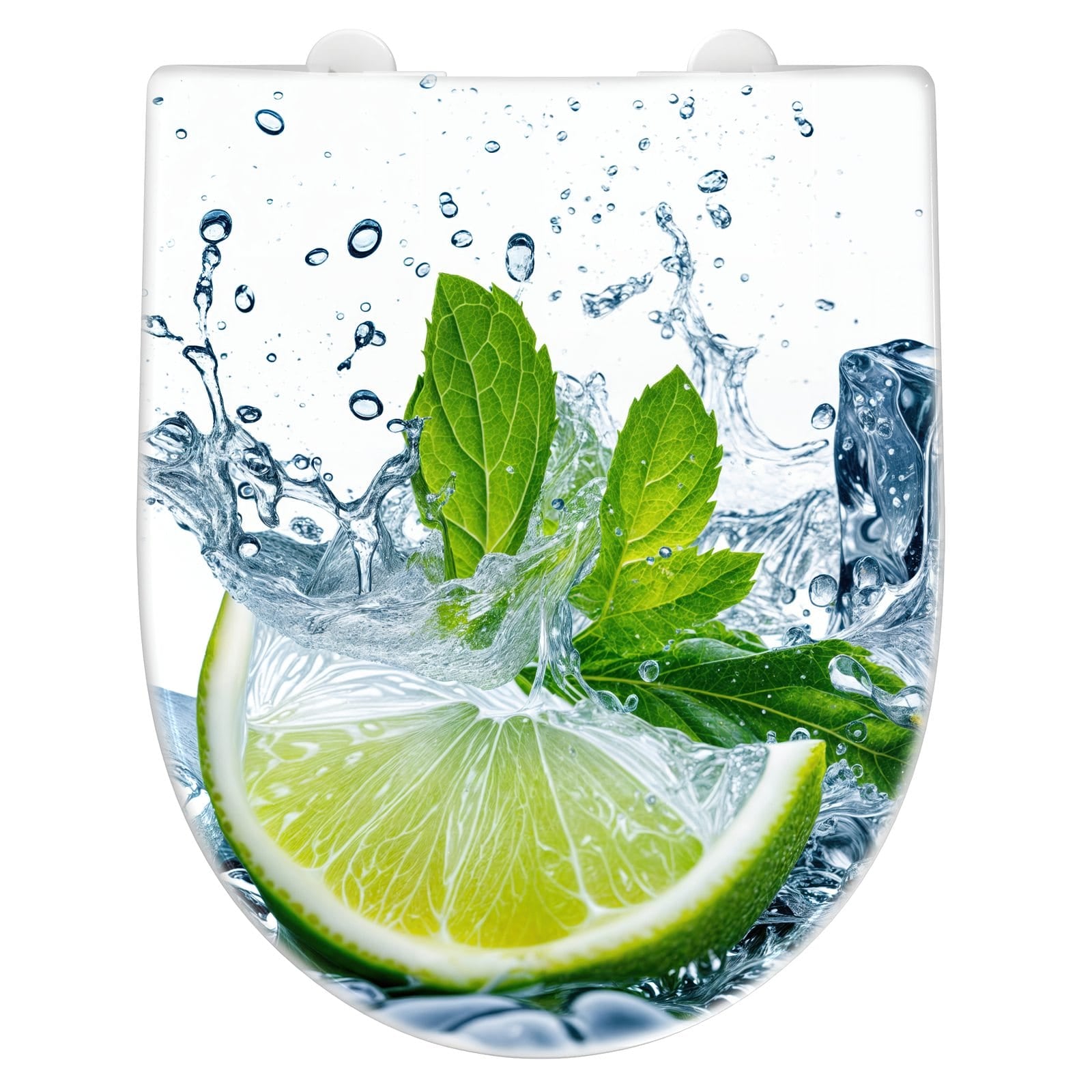 WC-Sitz mit Absenkautomatik Limettenspritzer