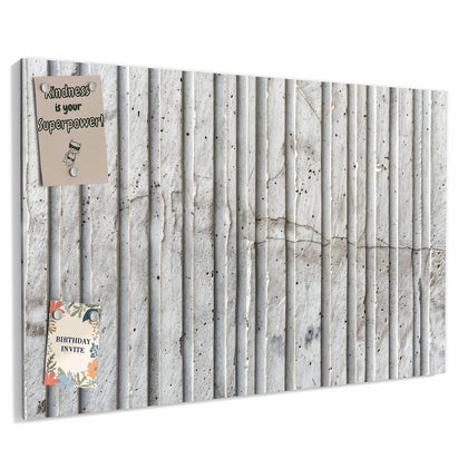 Metall Magnettafel mit dem Motiv Geriffelter Beton