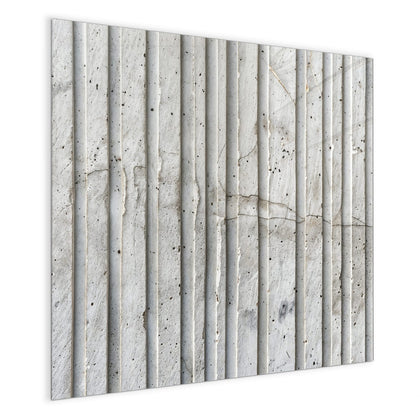 Magnettafel mit dem Motiv Geriffelter Beton