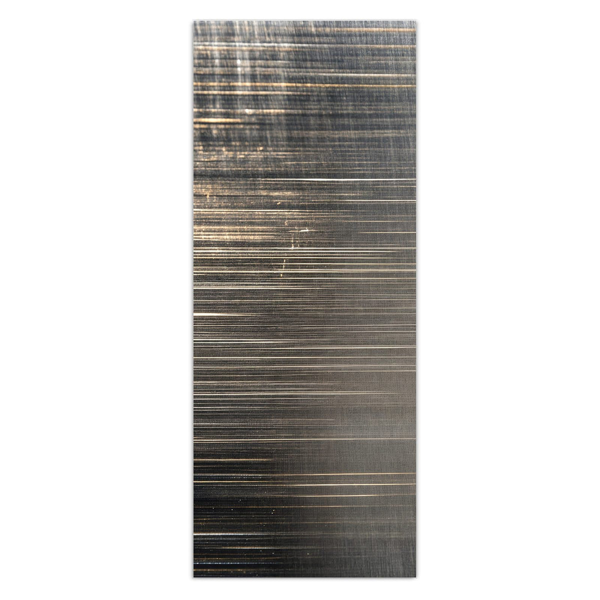 Wandbild - Gebürstetes Metall - Hochformat – Gebürstetes Metall in Silbergrau