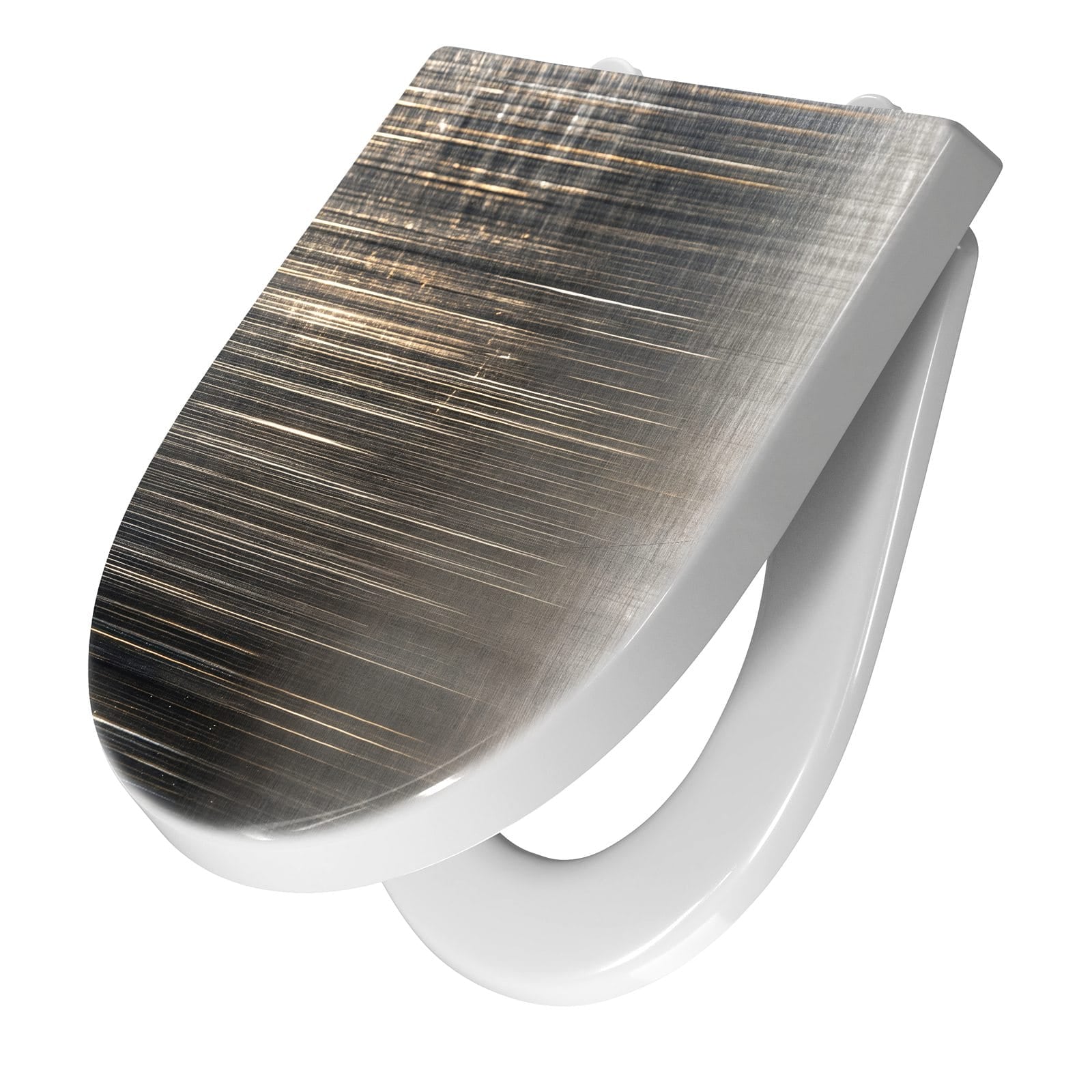 WC-Sitz mit Absenkautomatik Gekratzte Textur