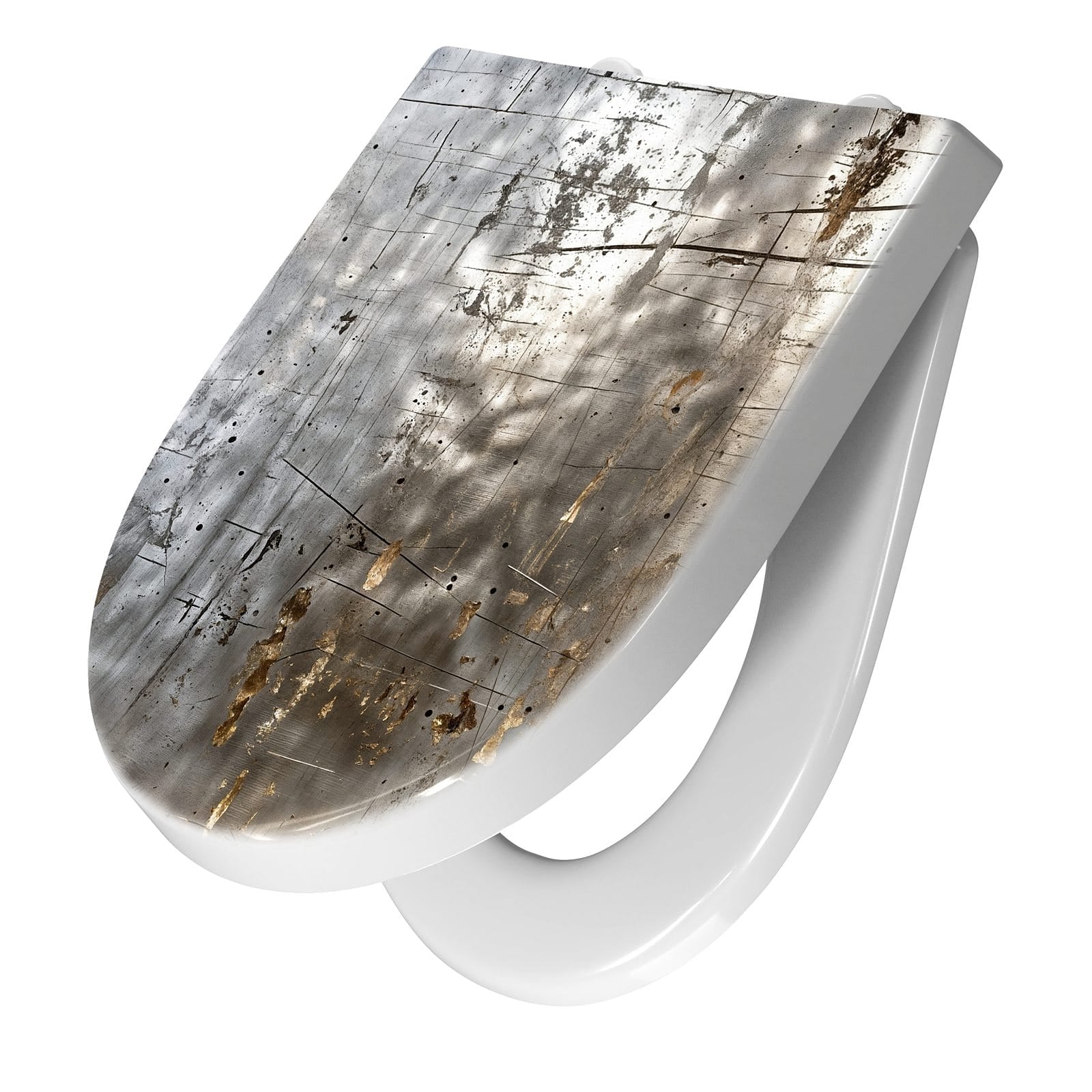 WC-Sitz mit Absenkautomatik Struktur von Abstrakte