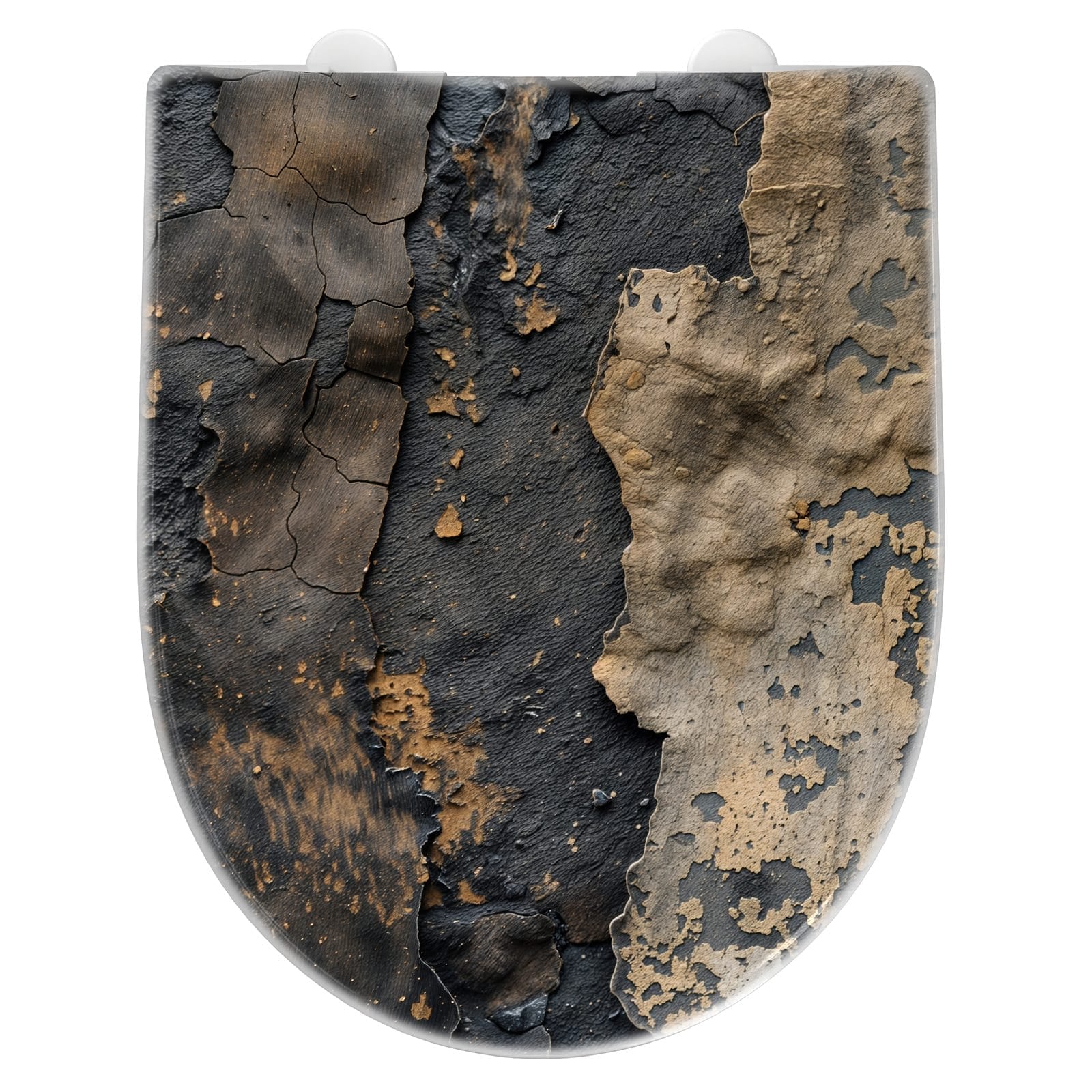 WC-Sitz mit Absenkautomatik Abblätternde Farbe