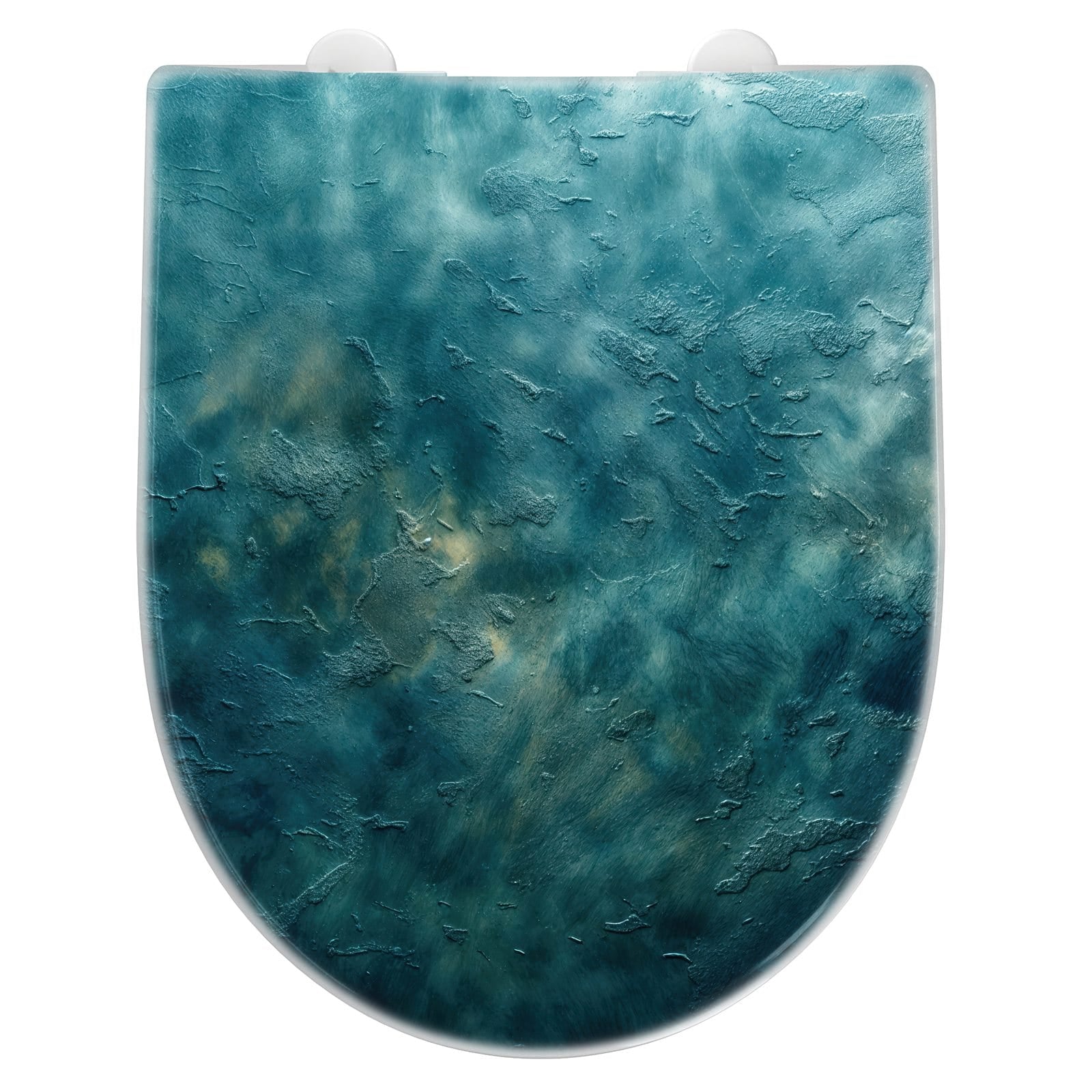 WC-Sitz mit Absenkautomatik Texturierte Wand