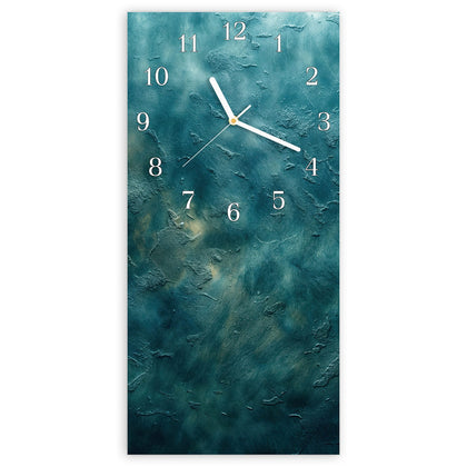 Wanduhr mit dem Motiv Türkise Tiefe