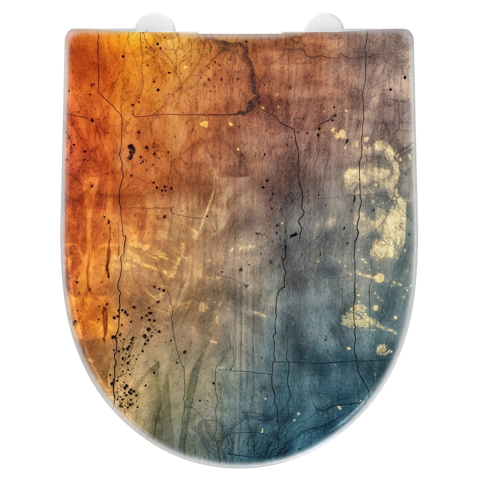 WC-Sitz mit Absenkautomatik Abstrakte Farbkarte