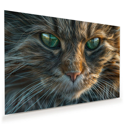 Wandbild mit dem Motiv Getigerte Katze