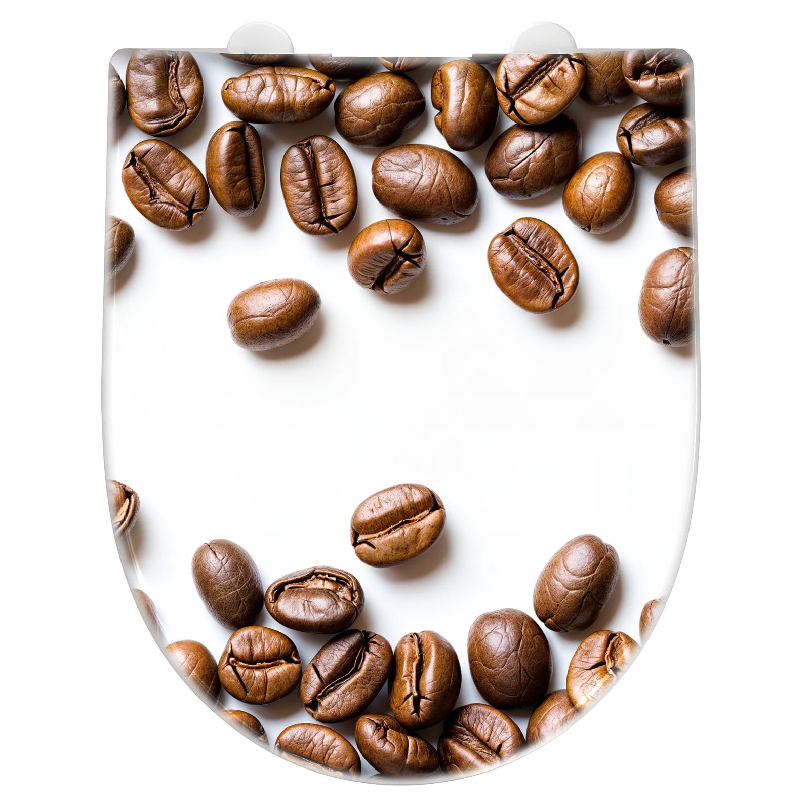WC-Sitz mit Absenkautomatik Verträumte Kaffeebohnen
