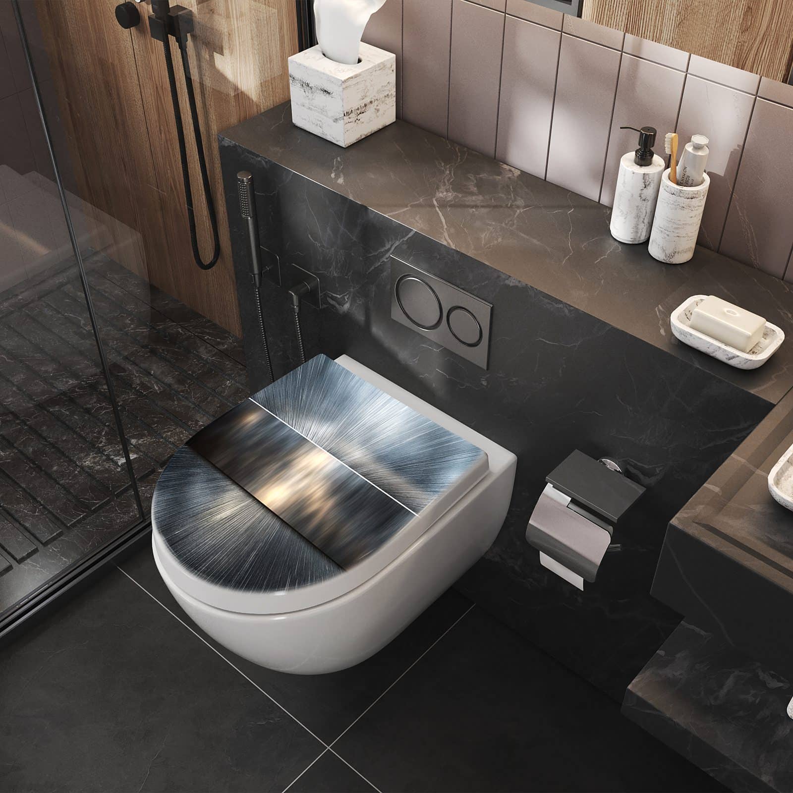 WC-Sitz mit Absenkautomatik Energieblitz