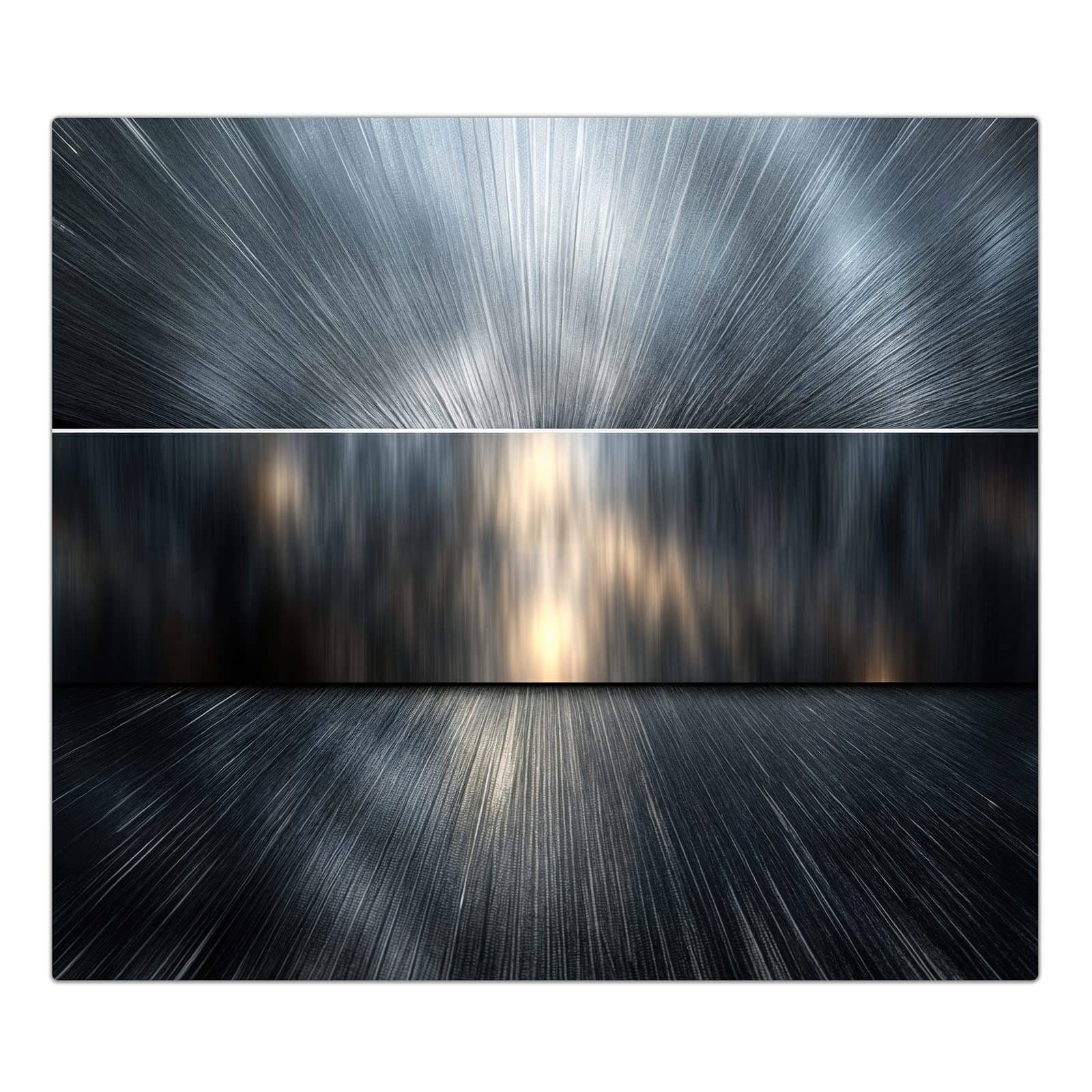 1-teilige Abdeckplatten Ceranfeld mit Energieblitz-Motiv in der Frontansicht #grösse_1-Teilig (60x52cm)