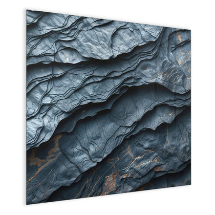 Magnettafel mit dem Motiv Blaue Gesteinsschichten