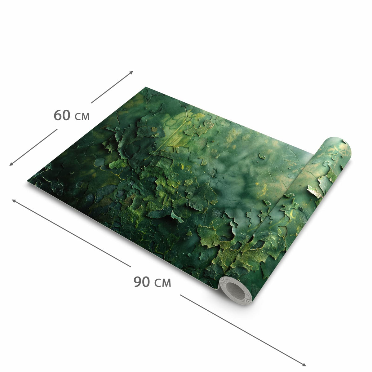 Farbbeständiger Küchenteppich mit Motiv Oberfläche von Verwitterte in der Grösse 80x200 cm