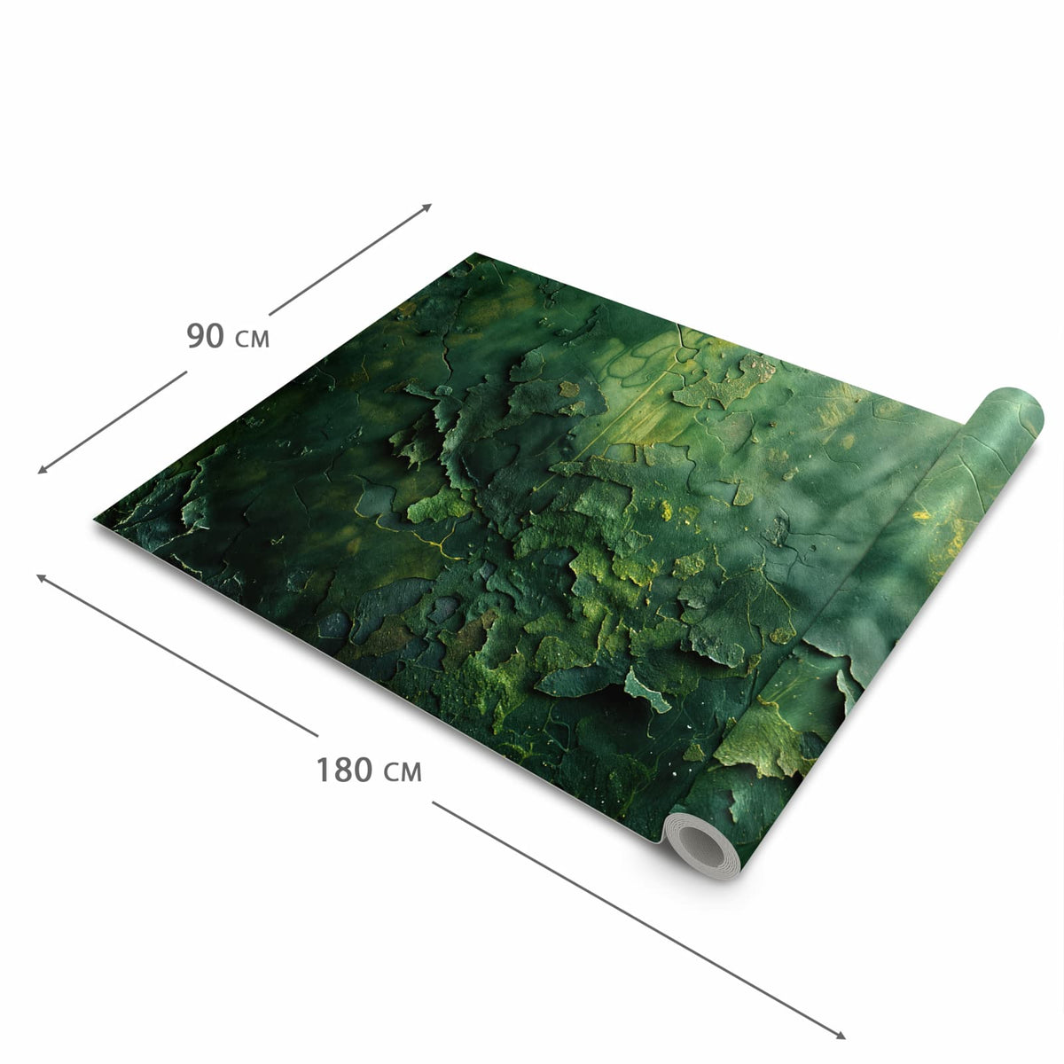 Abriebfester großer Küchenteppich mit Motiv Oberfläche von Verwitterte in der Größe 80x200 cm