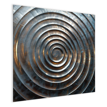 Magnettafel mit dem Motiv Metallringe