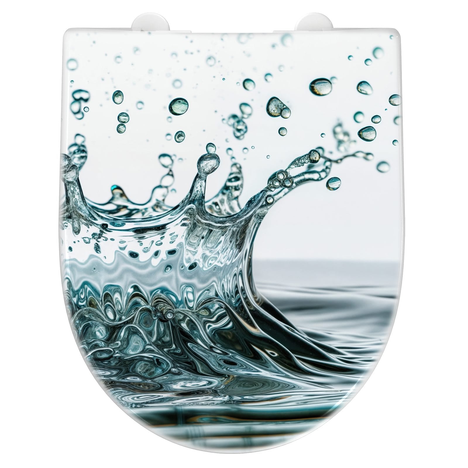 WC-Sitz mit Absenkautomatik Wassertropfen Splash