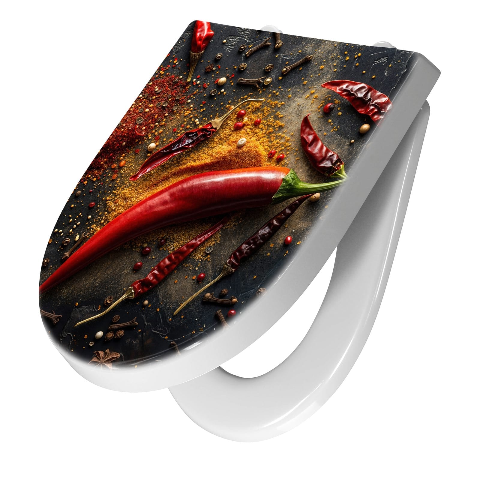 WC-Sitz mit Absenkautomatik Gewürzmischung ansicht