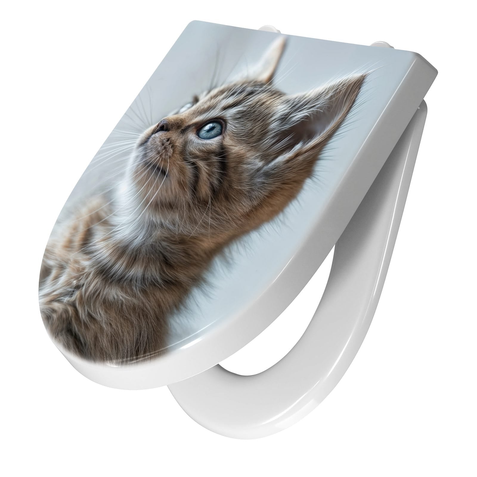 WC-Sitz mit Absenkautomatik Kätzchen22