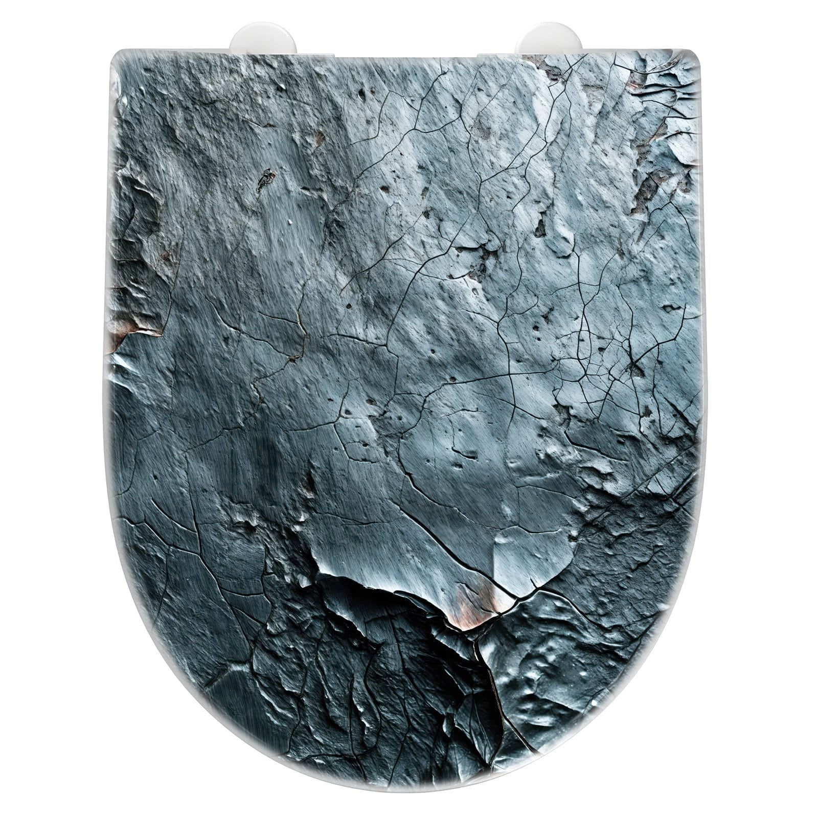 WC-Sitz mit Absenkautomatik Oberfläche von Strukturierte