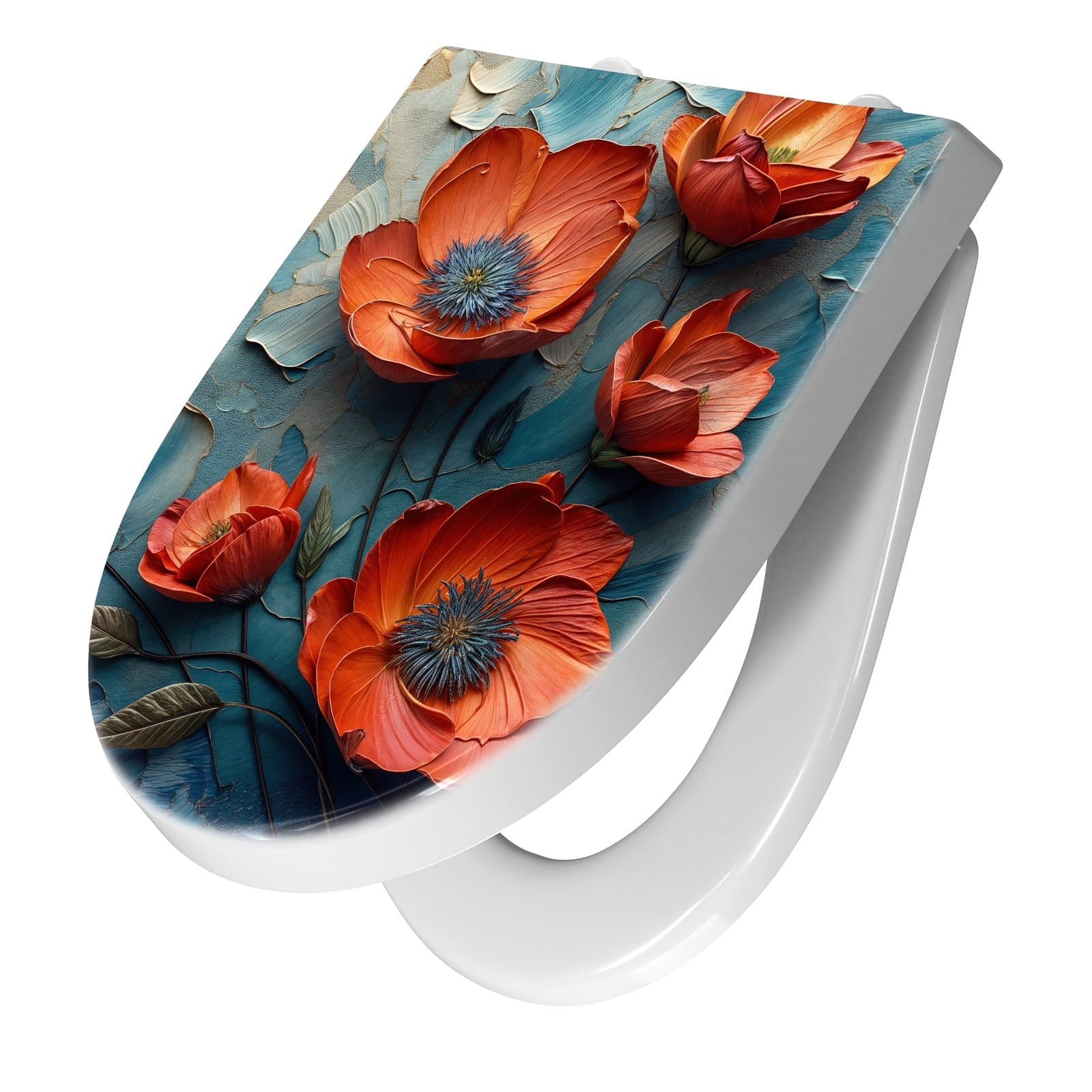 WC-Sitz mit Absenkautomatik Blumenmeer