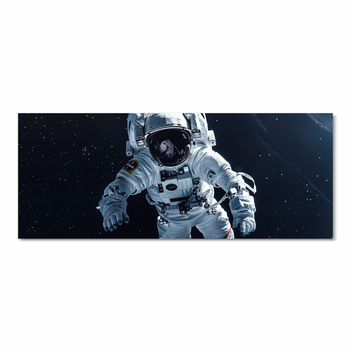 Küchenteppich mit Motiv Astronaut im All für Ordnung & Übersicht in heller Küche