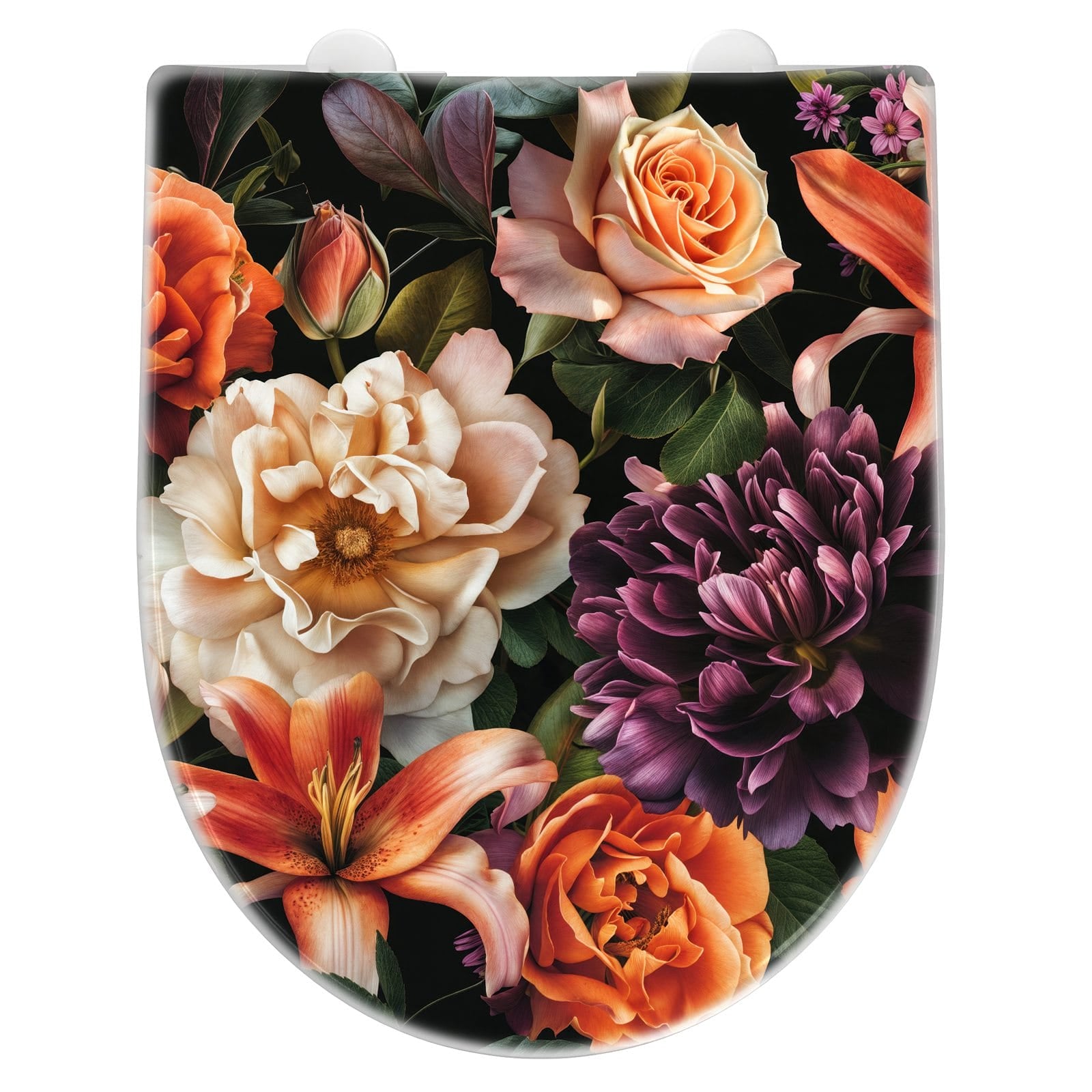 WC-Sitz mit Absenkautomatik Blumenpracht