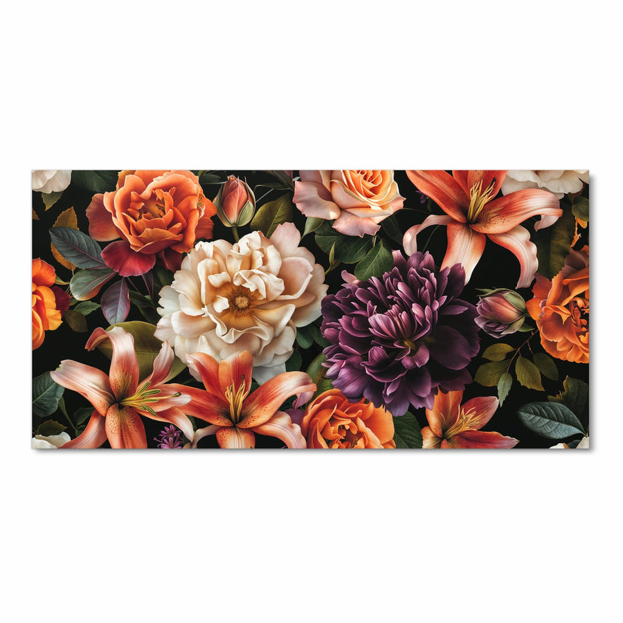 Maße Küchenläufer - Lilien und Rosen