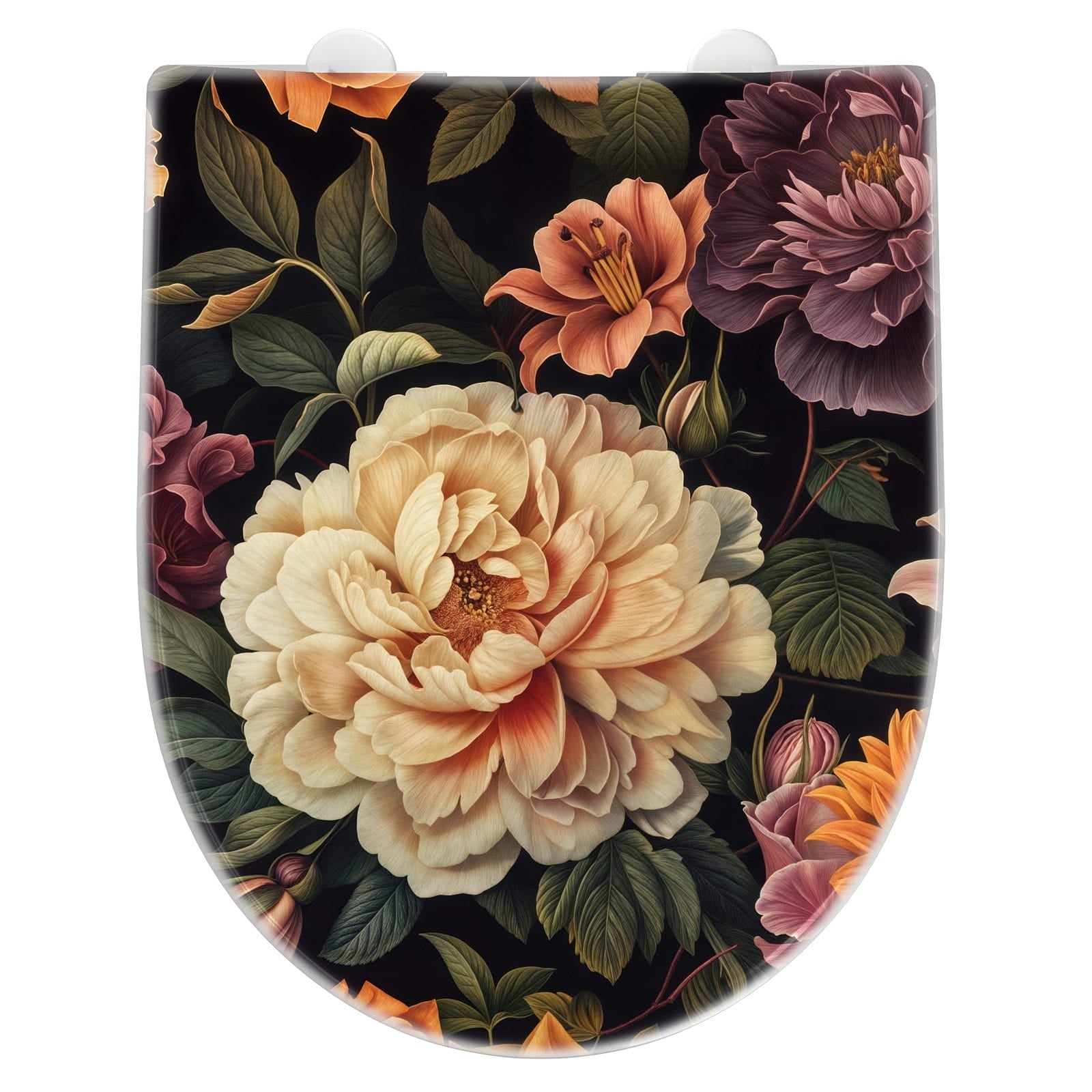 WC-Sitz mit Absenkautomatik Blumenwiese Kunst