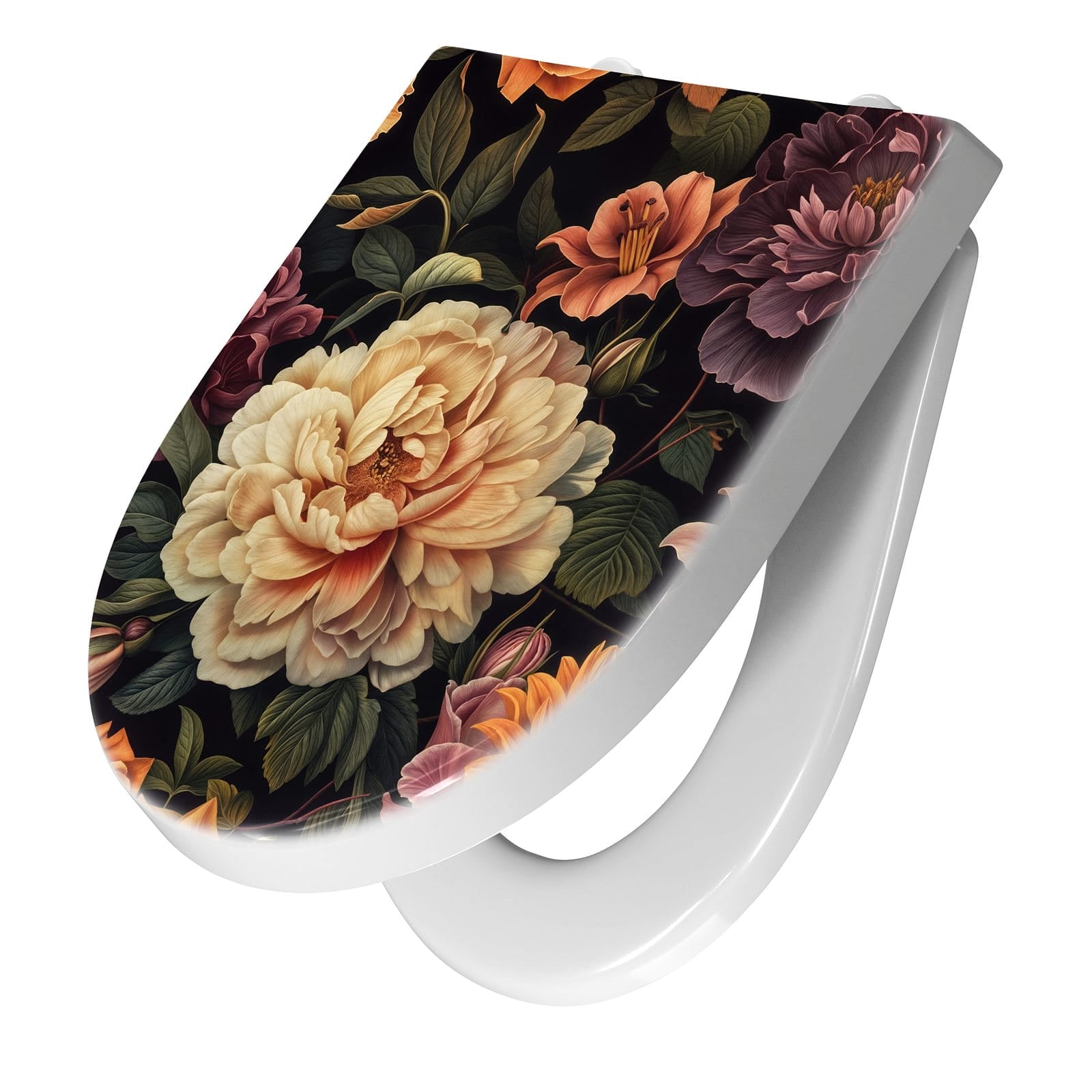 WC-Sitz mit Absenkautomatik Blumenwiese Kunst