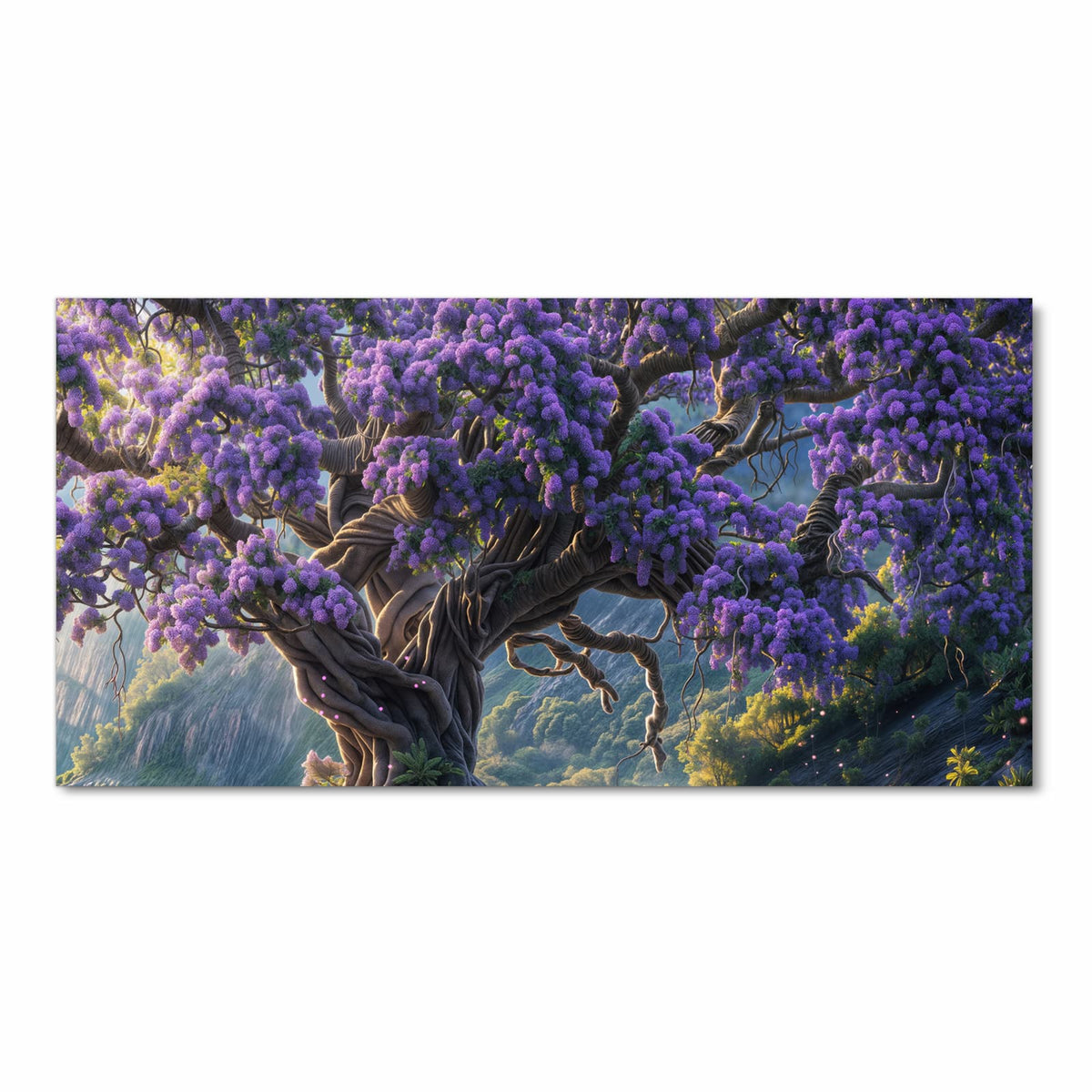 Küchenteppich mit Motiv Magischer Baum in Frontansicht für sicheres Aufbewahren