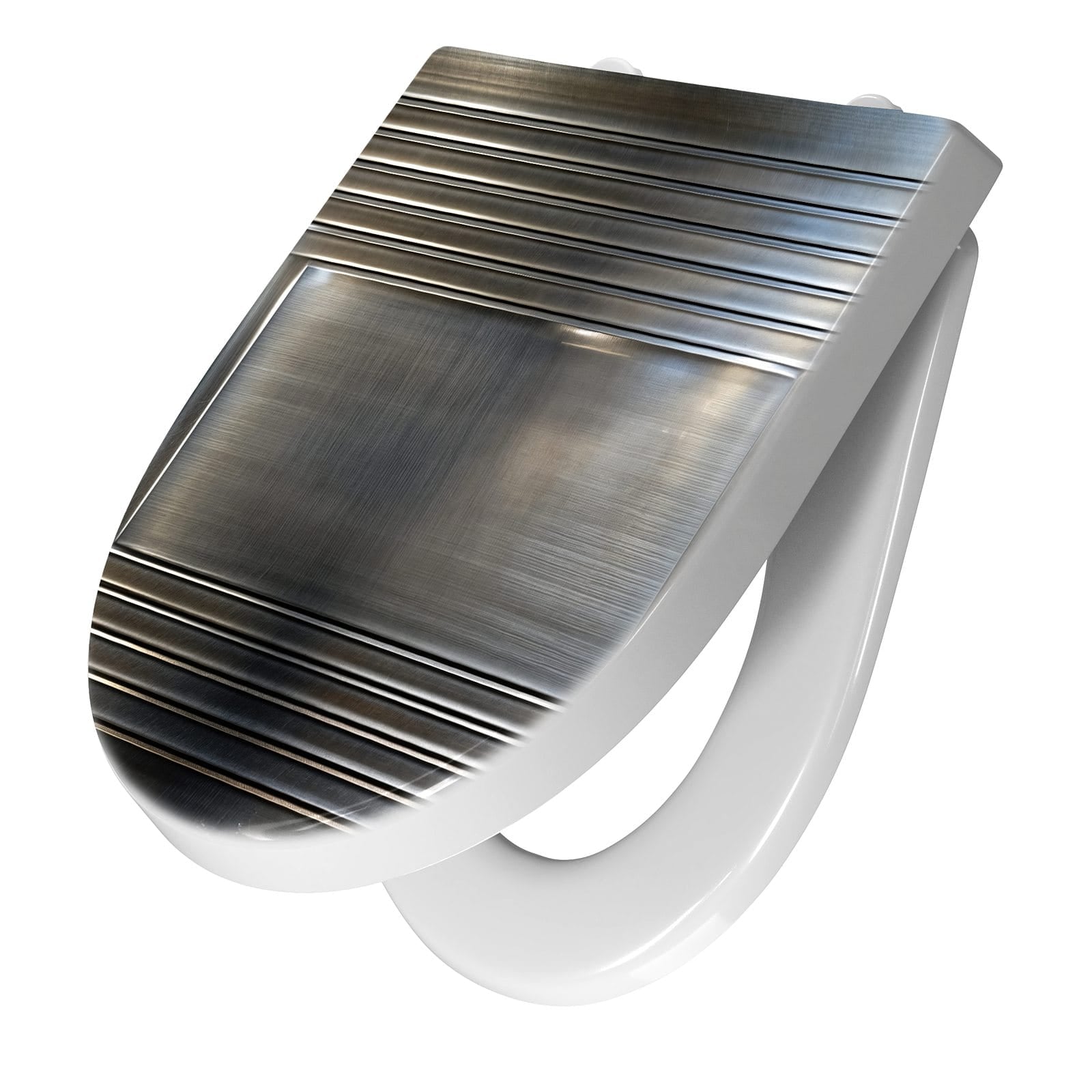 WC-Sitz mit Absenkautomatik Metallrahmen