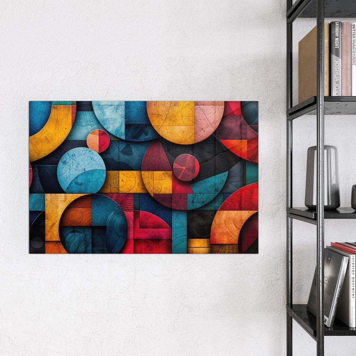 Magnettafel - Formen im Bauhaus-Stil – Kreise und Rechtecke im Bauhaus-Stil