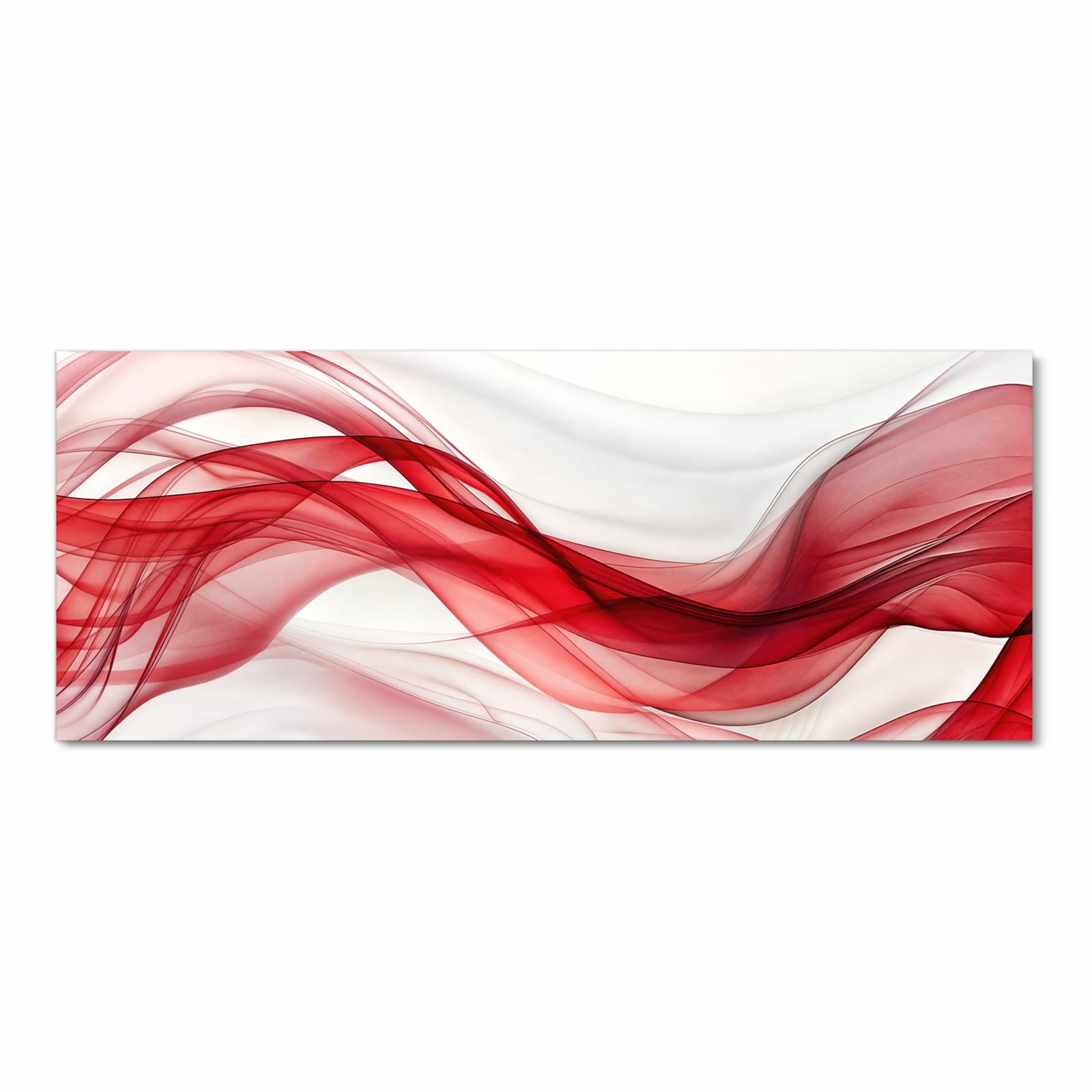 Geräuschdämpfender Küchenteppich mit Motiv Farbige Wellen in Frontansicht