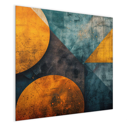 Magnettafel mit dem Motiv Kreise und Dreiecke