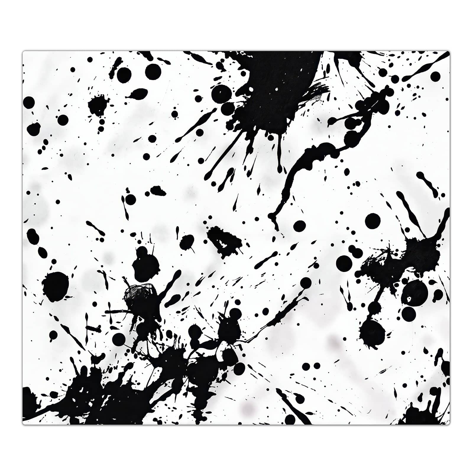 1-teilige Ceranfeld Abdeckplatten mit Farbkleckse-Motiv in der Frontansicht #grösse_1-Teilig (60x52cm)