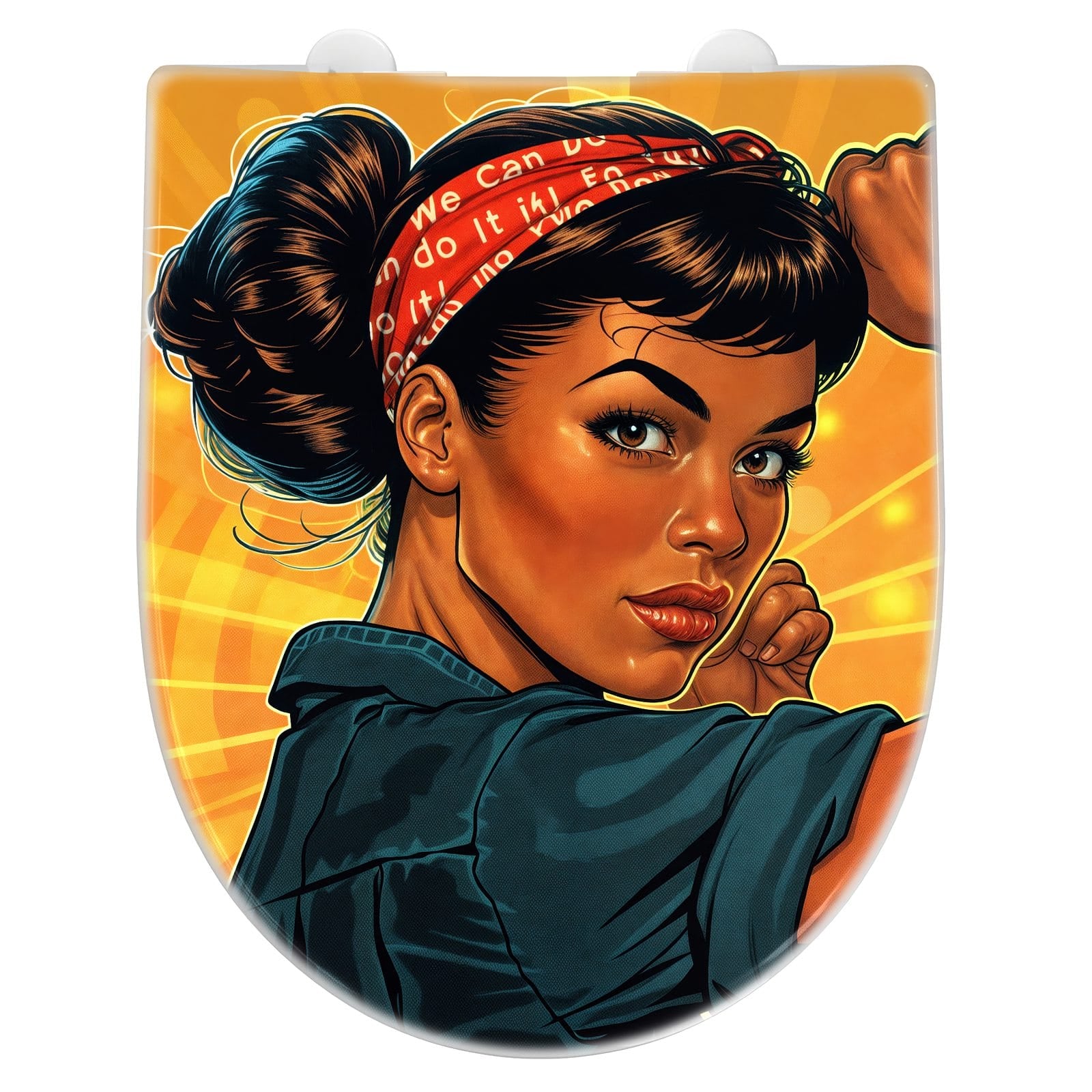 WC-Sitz mit Absenkautomatik Motivationsposter