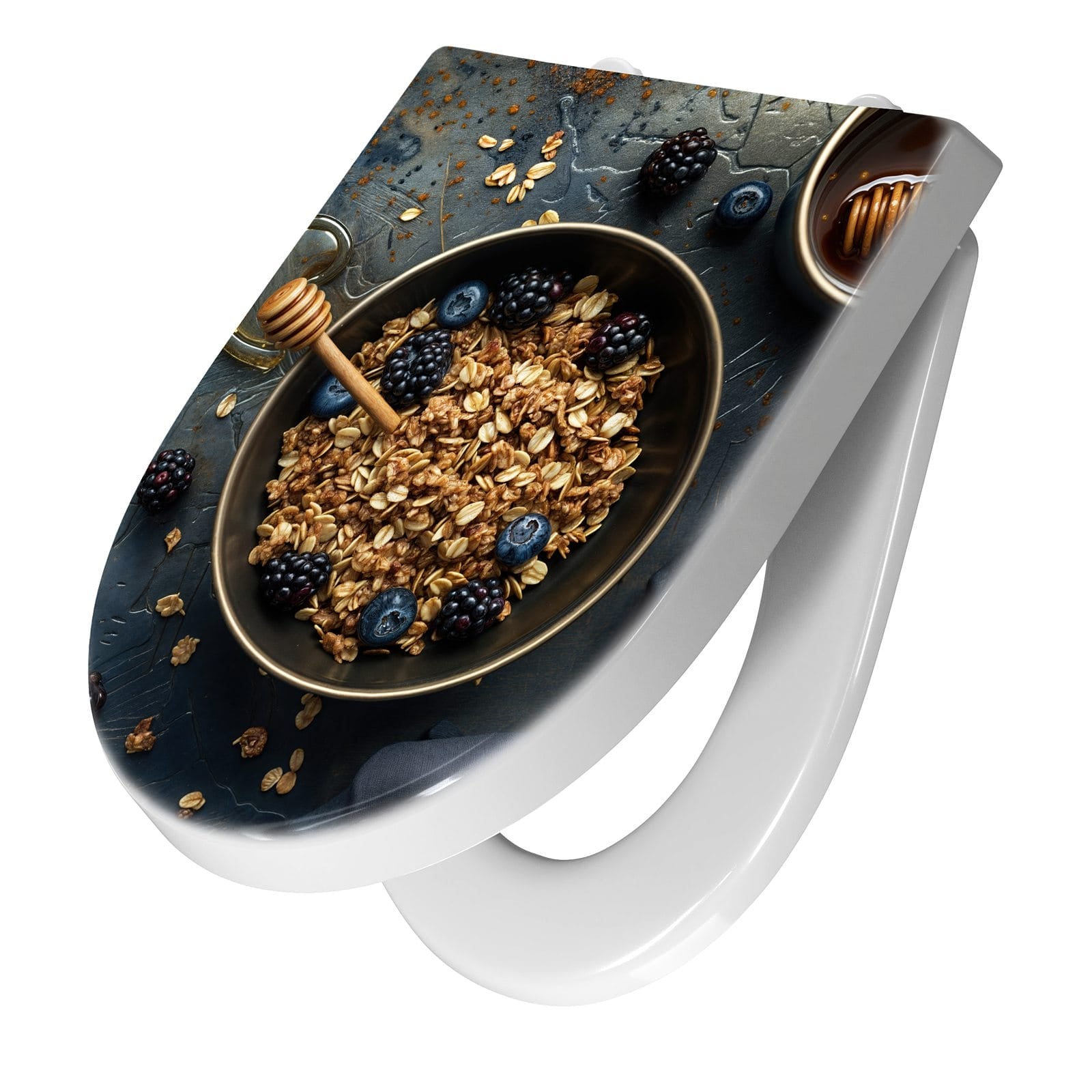 WC-Sitz mit Absenkautomatik Müsli mit Beeren