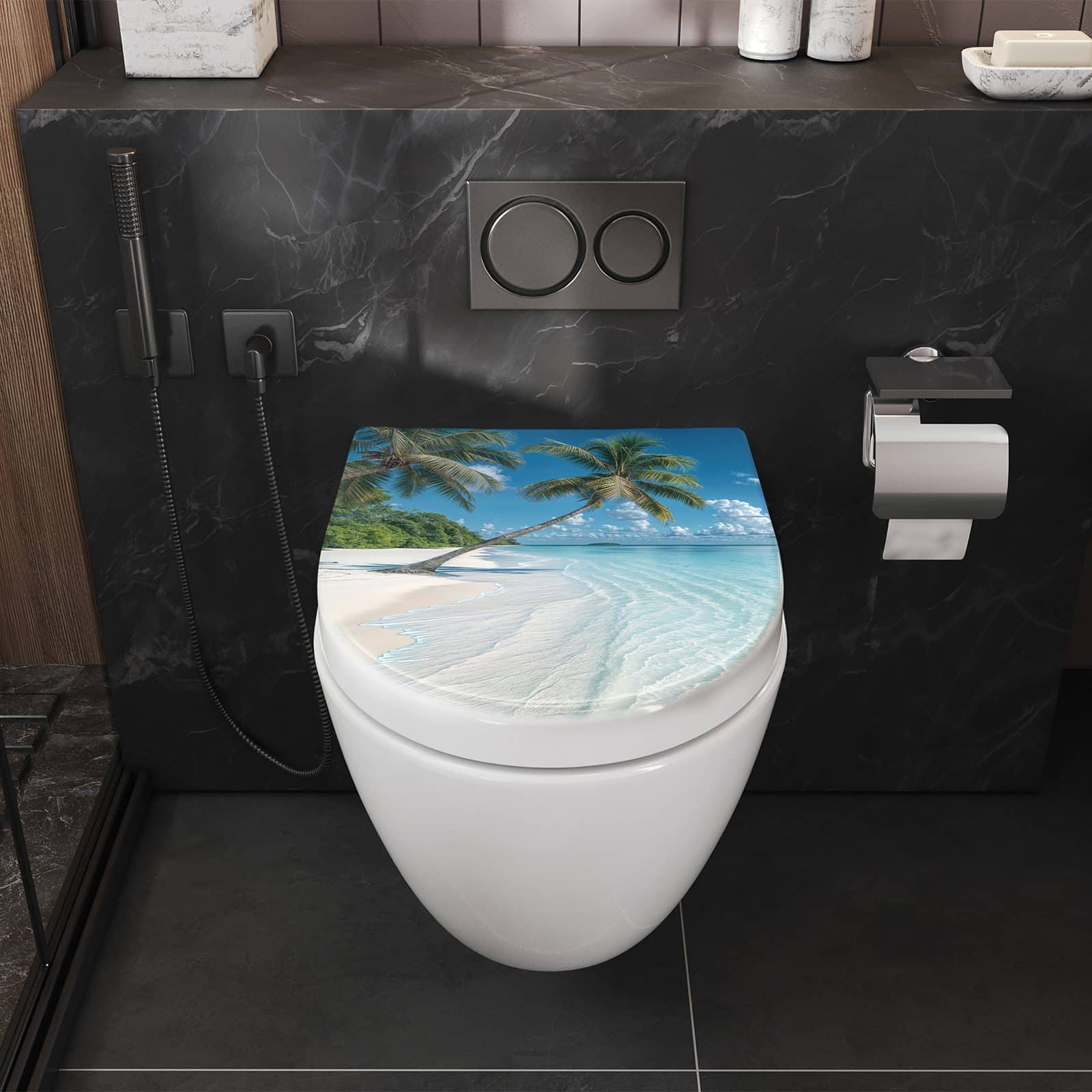 WC-Sitz mit Absenkautomatik Strandurlaub