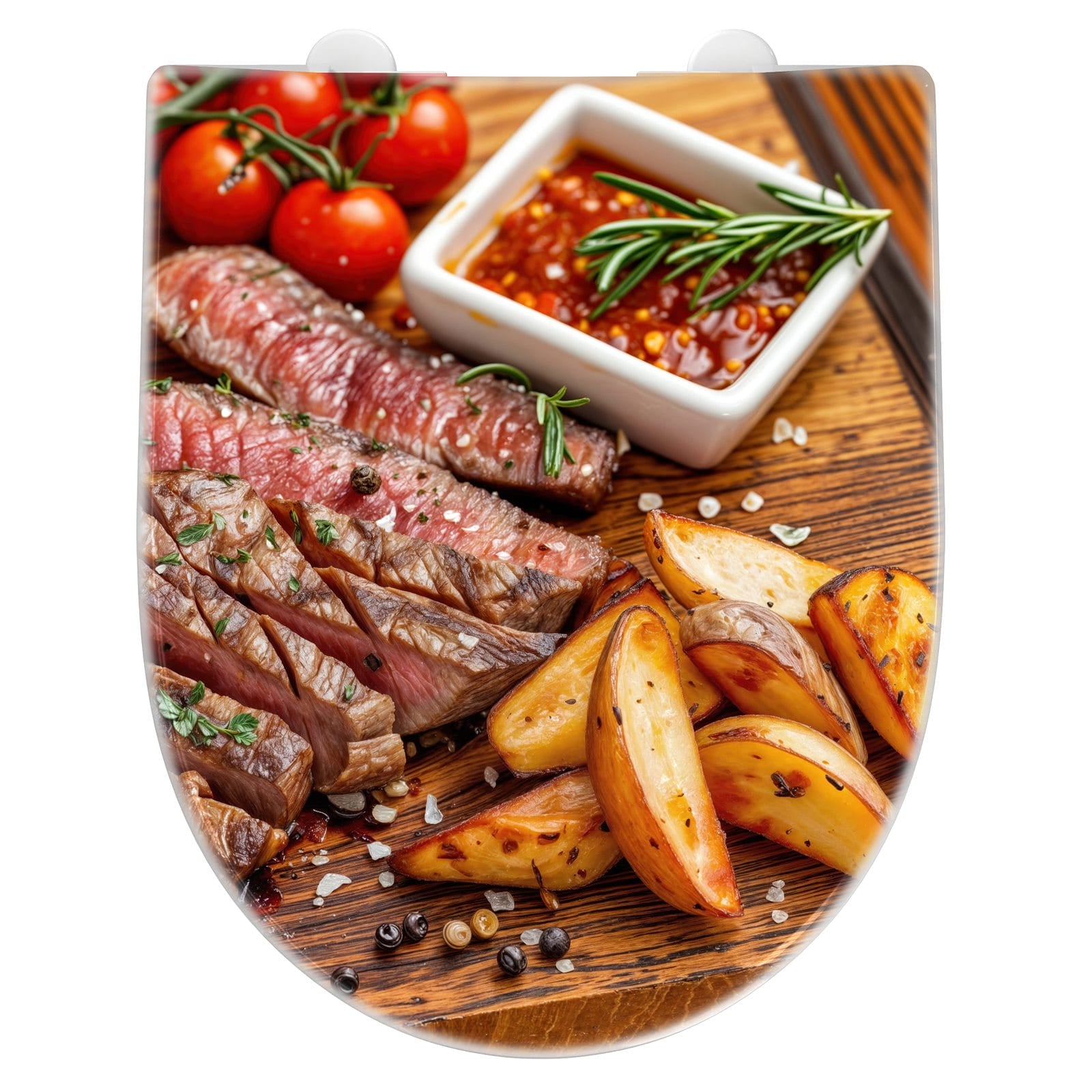 WC-Sitz mit Absenkautomatik Grillplatte