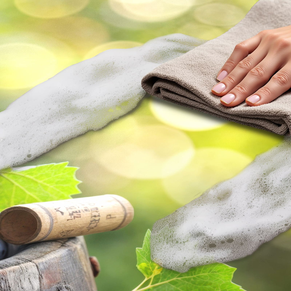 Abwaschbarer Küchenläufer mit Motiv Wein Und Trauben - einfach zu reinigen und sicher aufbewahren