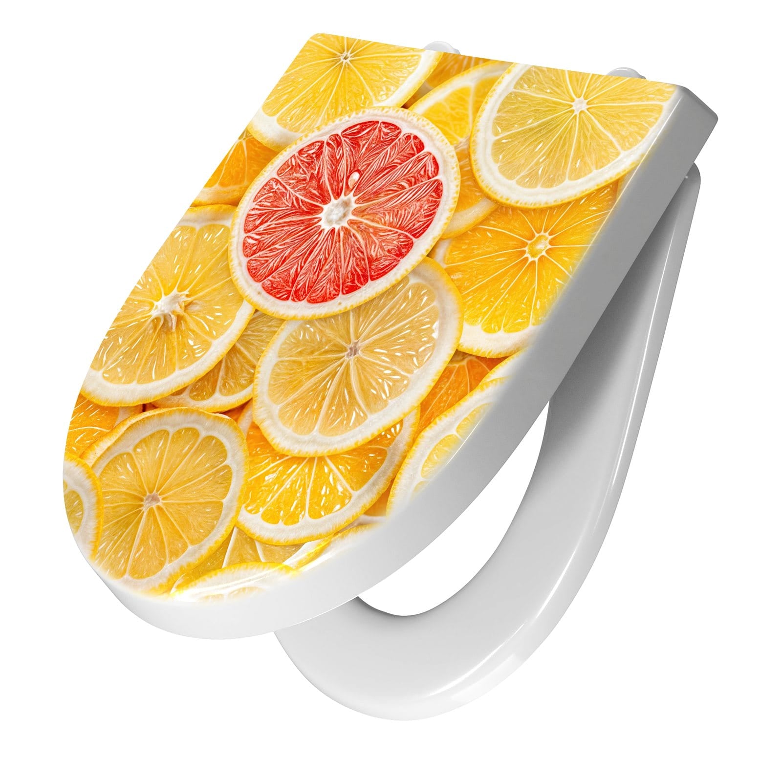 WC-Sitz mit Absenkautomatik Zitrusfrüchte