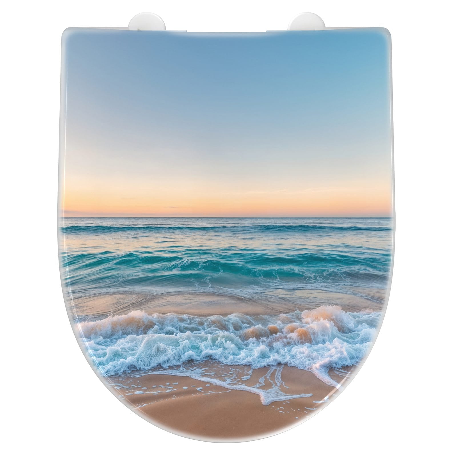 WC-Sitz mit Absenkautomatik Strandhorizont