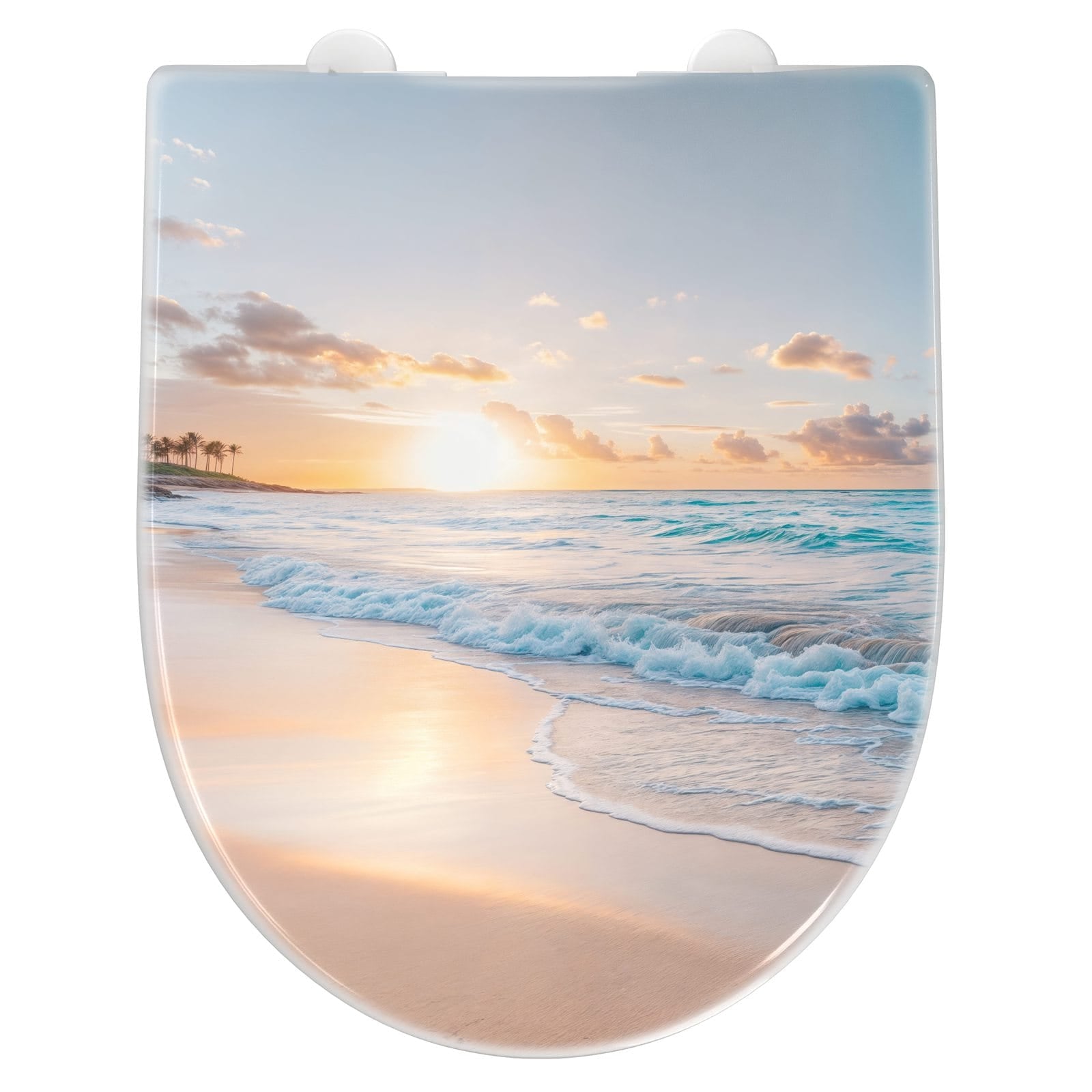 WC-Sitz mit Absenkautomatik Sonnenaufgang Strand