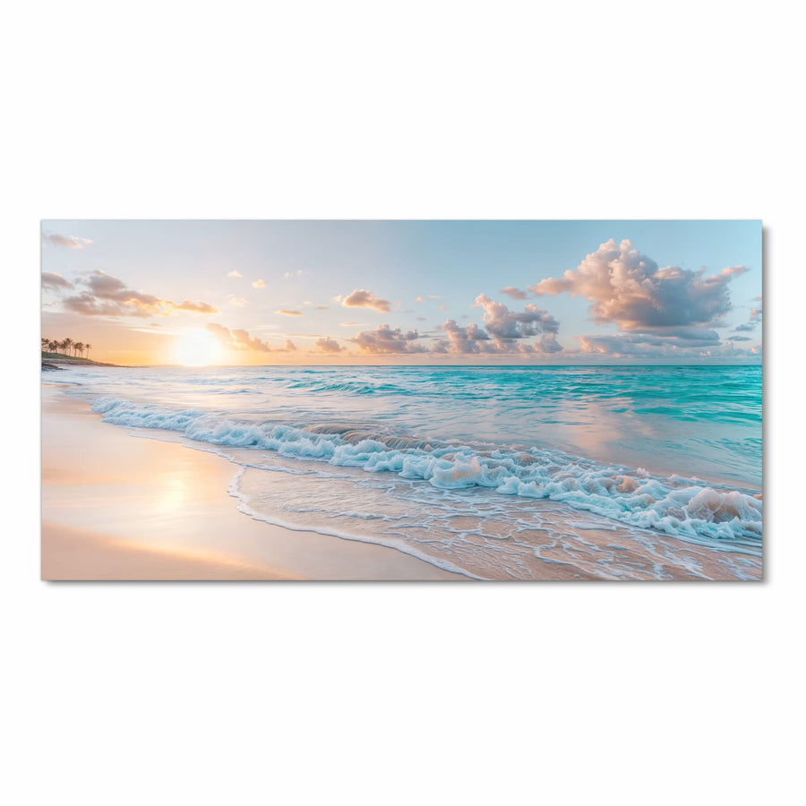 Maße Küchenläufer - Sonnenaufgang am Strand